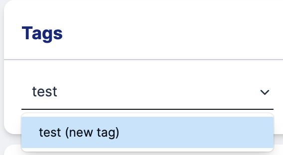 Select Tag