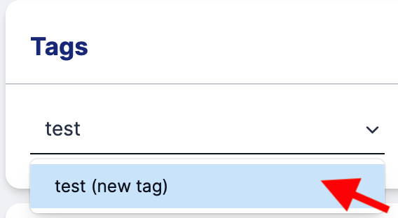 Click Desired Tag