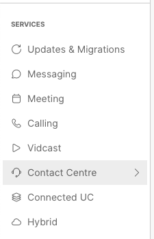 Contact Center Settings