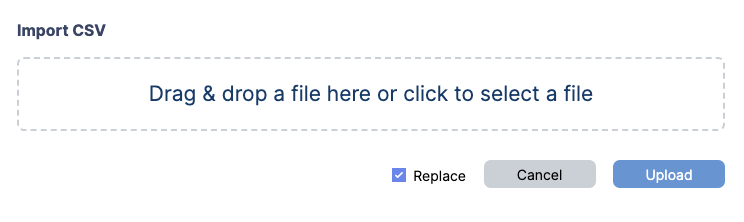 Import Replace