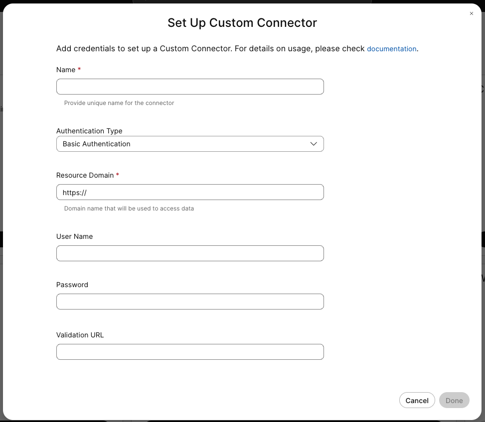 New Connector