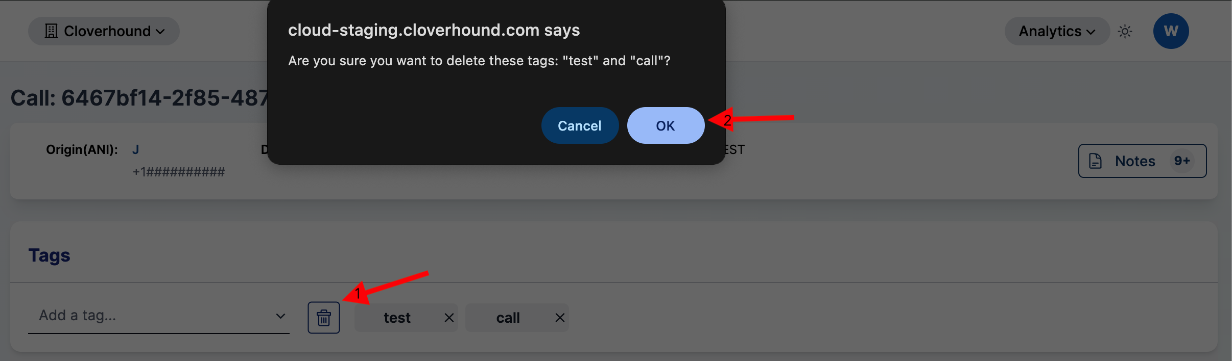 Remove all tags