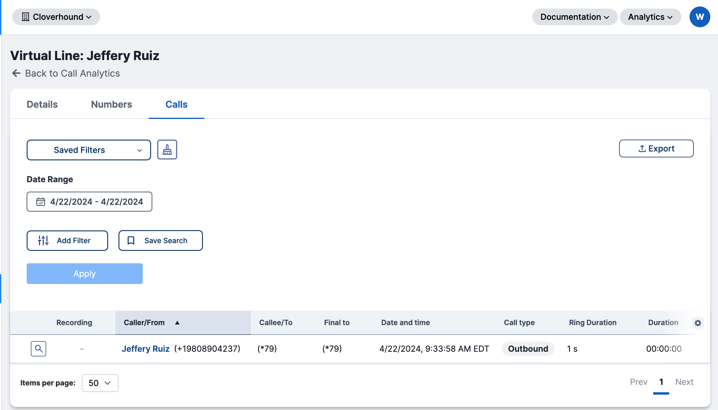 Virtual Line Calls